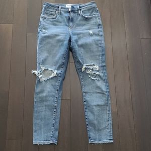 Agolde Sophie High-Rise Crop Jean